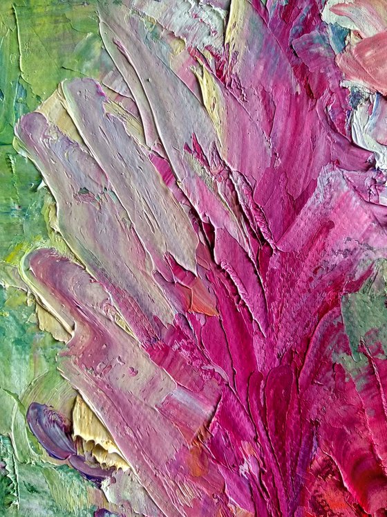 Diptych flowers Irises