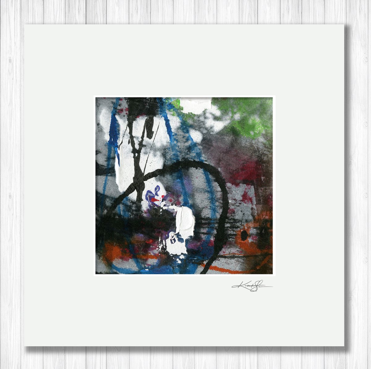 Urban Poetry 15 - Abstract Painting by Kathy Morton Stanion by Kathy Morton Stanion