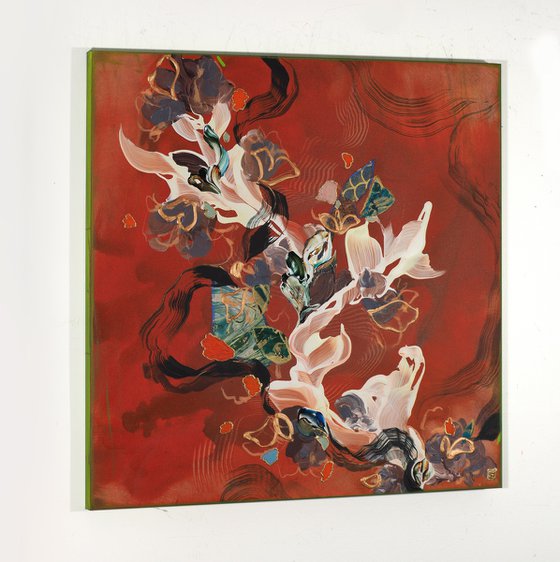 Silk, Lacquer and Cinnabar