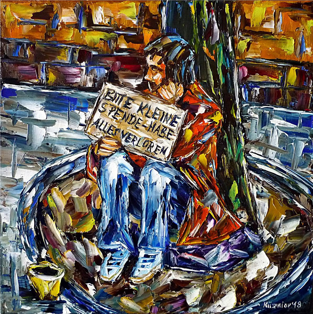 Beggar by Mirek Kuzniar