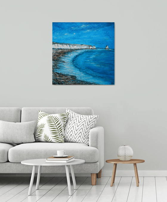 Freshwater Cliffs II ( Large 80 cm x80 cm)