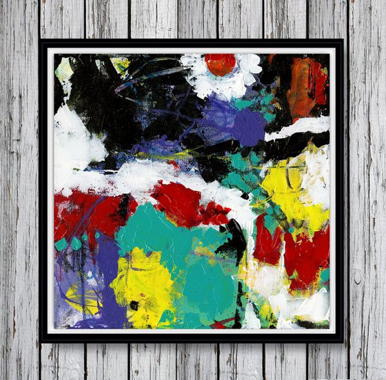 Time To Dance 3 - Abstract painting by Kathy Morton Stanion
