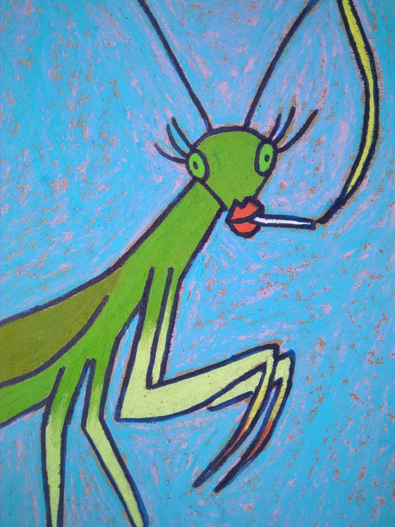 Smoking mantis