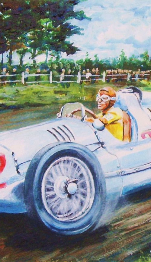 Tazio Nuvolari - Nürburgring 1939 by Max Aitken