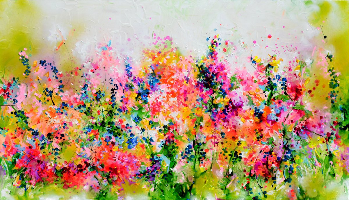 I’ve Dreamed 52 Cottage Wild Flower Field by Soos Roxana Gabriela