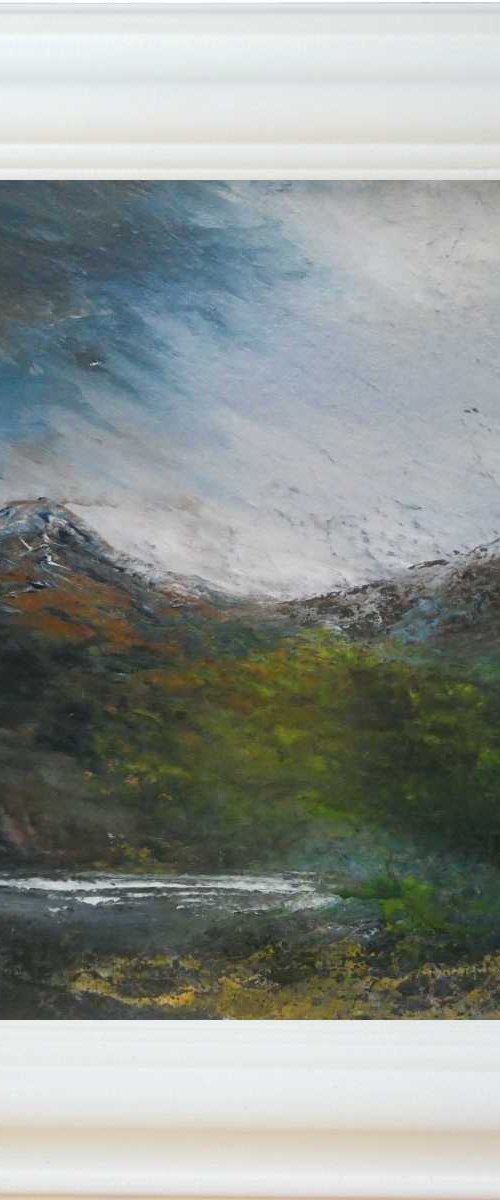 Wooded Lochan in the highlands by oconnart