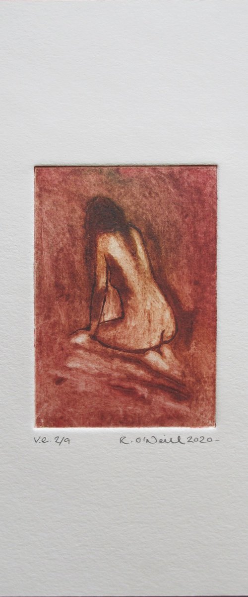 female nude kneeling -  varied edition of 9 by Rory O’Neill