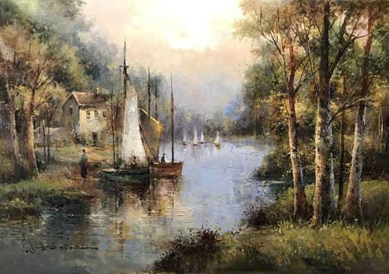 Sailing on the River