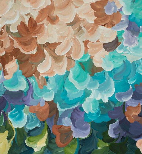 Momentum - Large Abstract by Amber Gittins