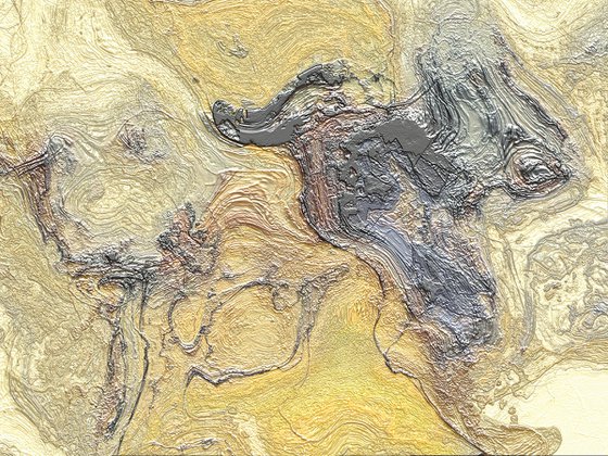 Textura oro y negro