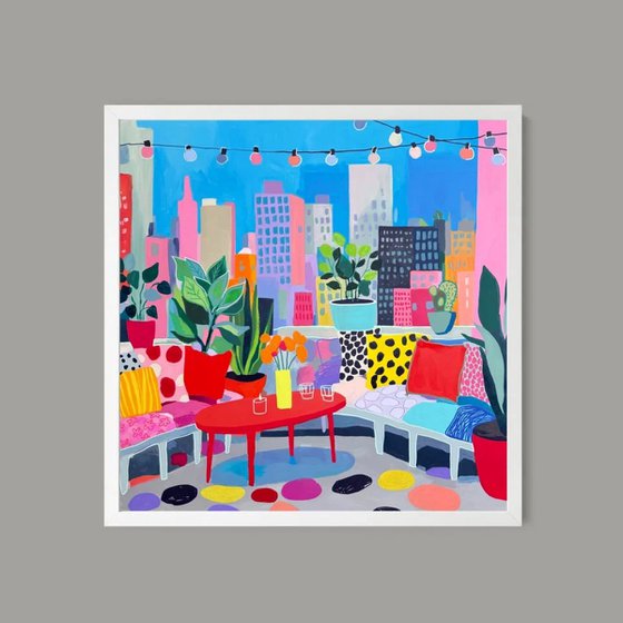 Urban Rooftop Garden