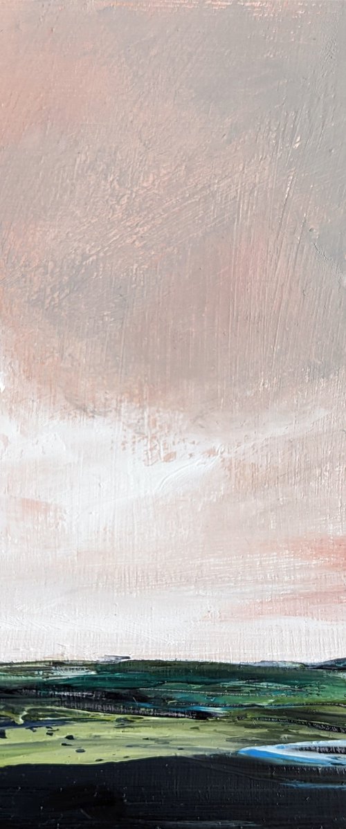 Miniature Abstract Chilterns Landscape by Jo Earl