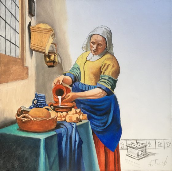 Made to Order Copy — The Milkmaid, Vermeer