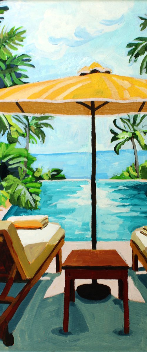 Seaside Pool by Melinda Patrick
