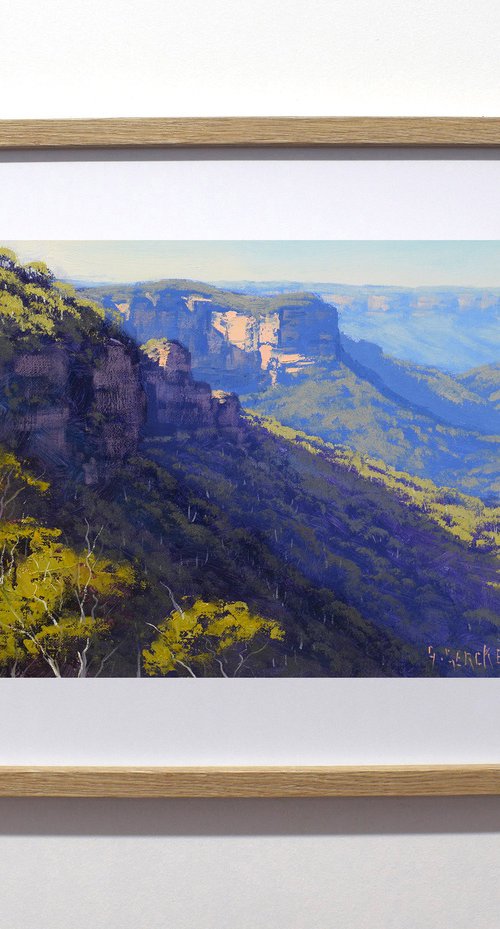 Katoomba Cliffs The Blue Mountains by Graham Gercken