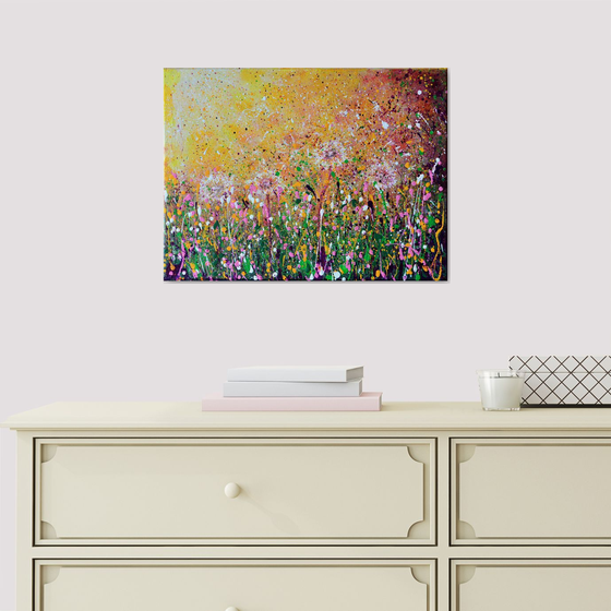 Abstract Windflowers - Home Decor