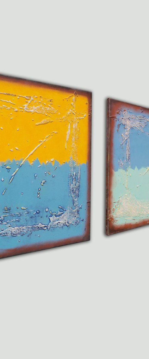 Once Twice Landscape by Ronald Hunter