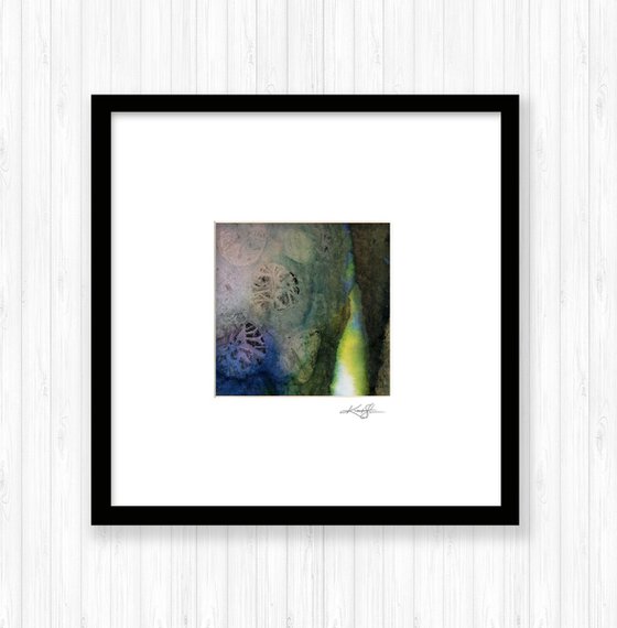 Nature's Rhythm Collection 2 - 3 Abstract Paintings in mats by Kathy Morton Stanion