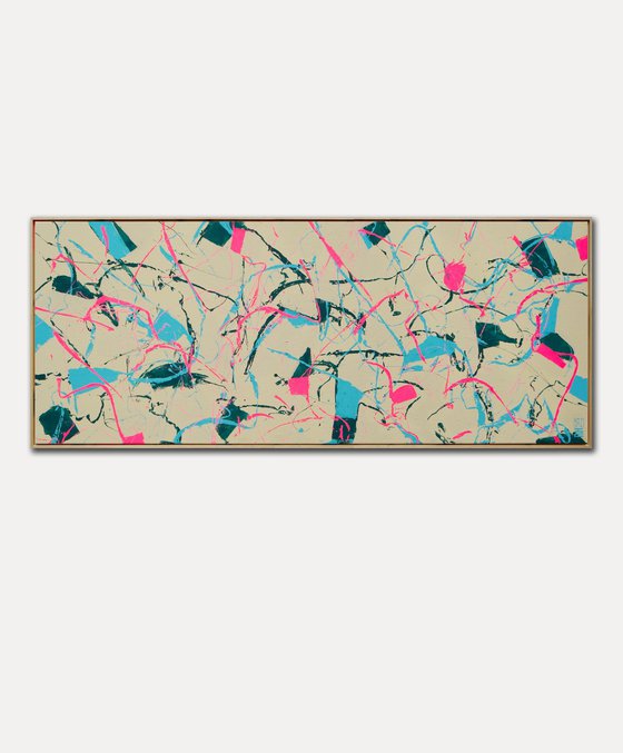 Fragments of joy in pink
