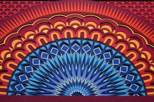 DUSK - Psychedelic Mandala Chakra by Zubin Jhaveri