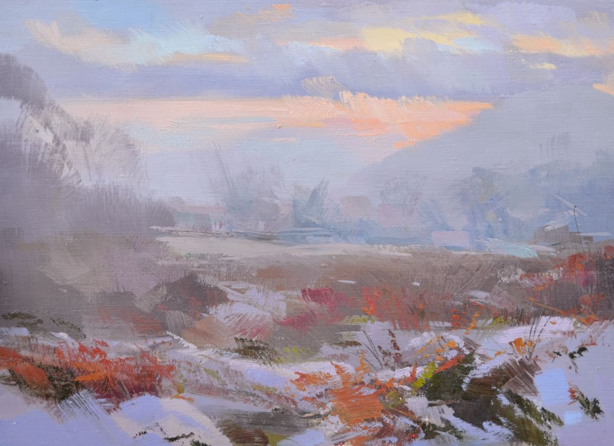 Winter painting - Sound of Silence by Yuri Pysar