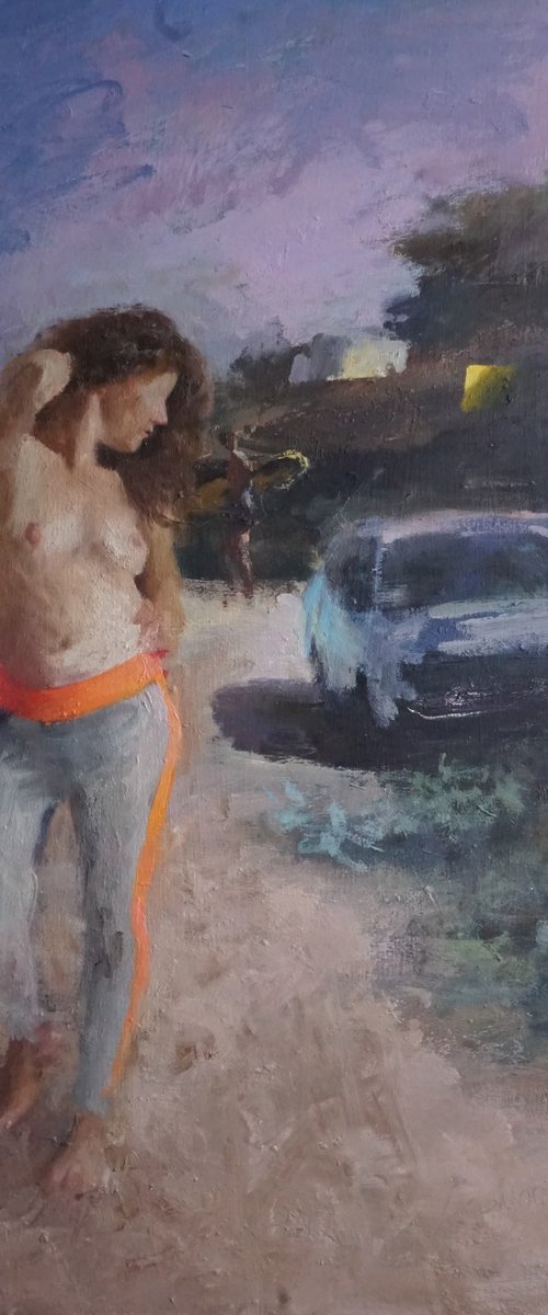 The surfer by Manuel Leonardi