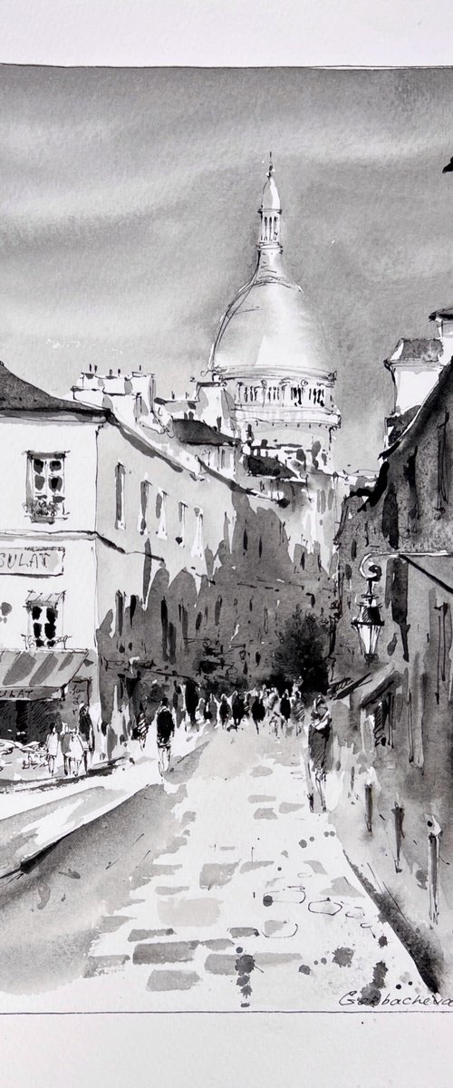 Montmartre. Paris by Eugenia Gorbacheva