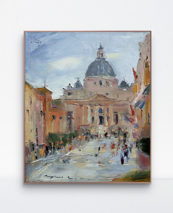 Rome. View of the Vatican.