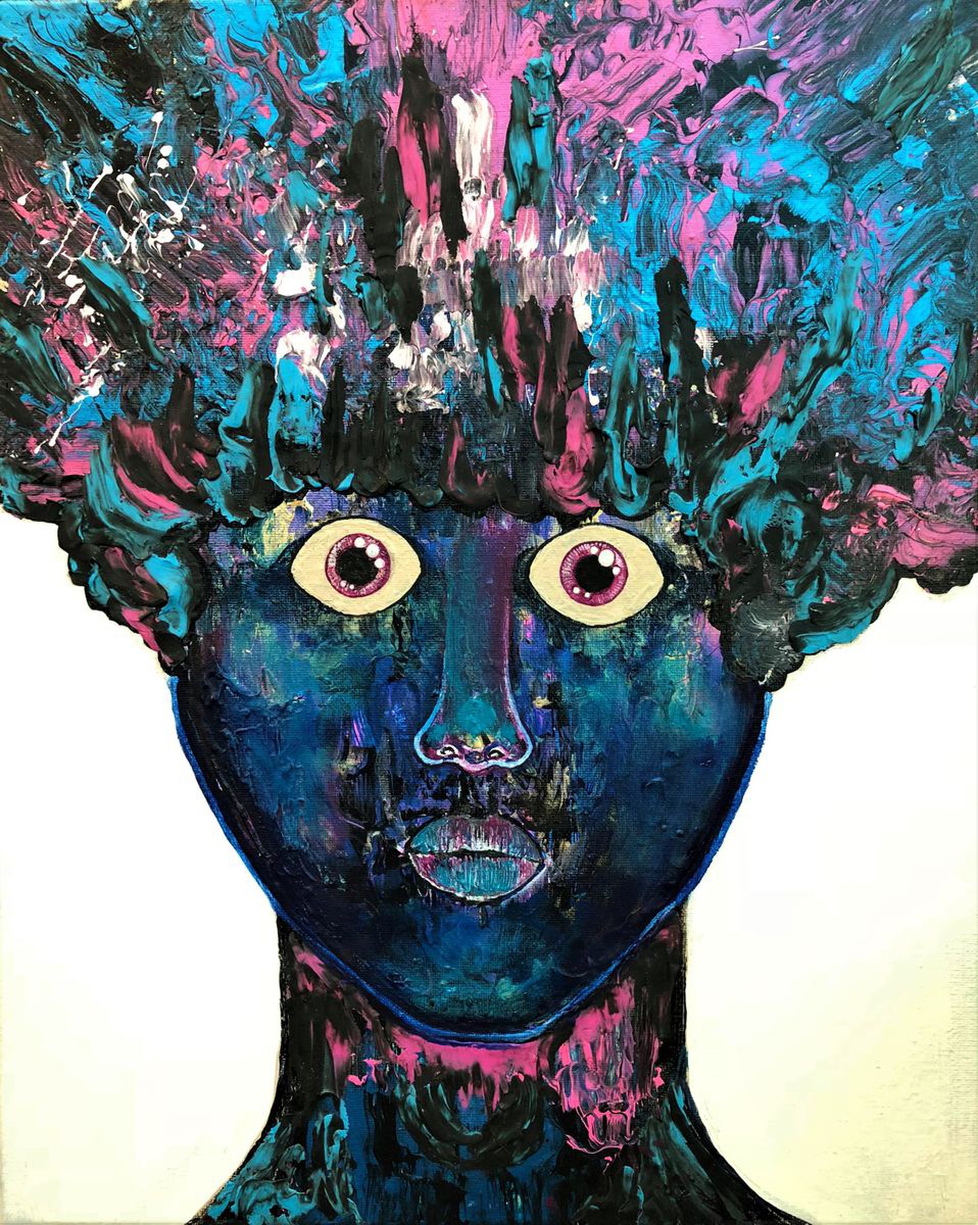 Anime Eyes 2018 By Adam Zafrian Mixed Media Artfinder