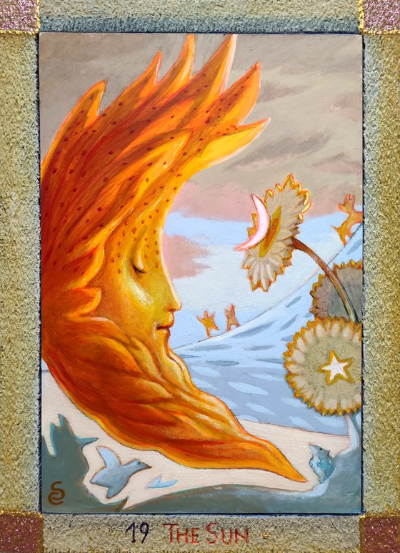 THE SUN, MAJOR ARCANA OF THE MOON, 19