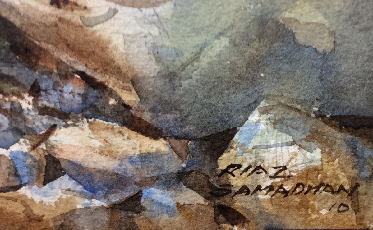 Riaz Samadhan | Original  Watercolour | National Park, Mumbai 2 | 37 X 26Cm | Artwork For Sale On Artfinder