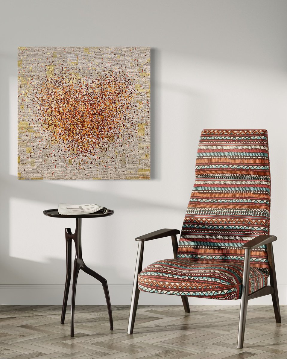 Painting , Optimist Heart By George Hall, 30 X 30, Artwork For Sale On Artfinder