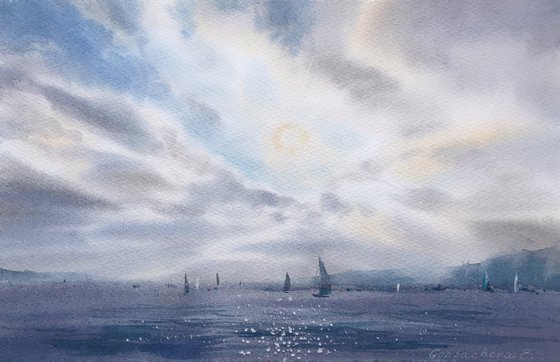 Yachts at sea #17
