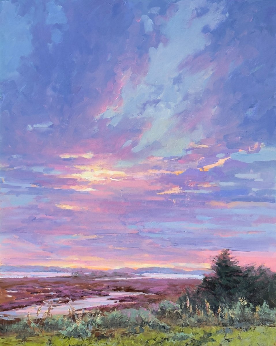 Bodega Bay Sunset Oil painting by Tatyana Fogarty | Artfinder