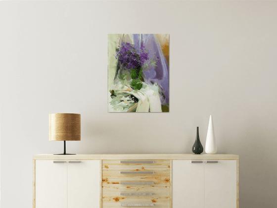 Still Life Painting with Flowers