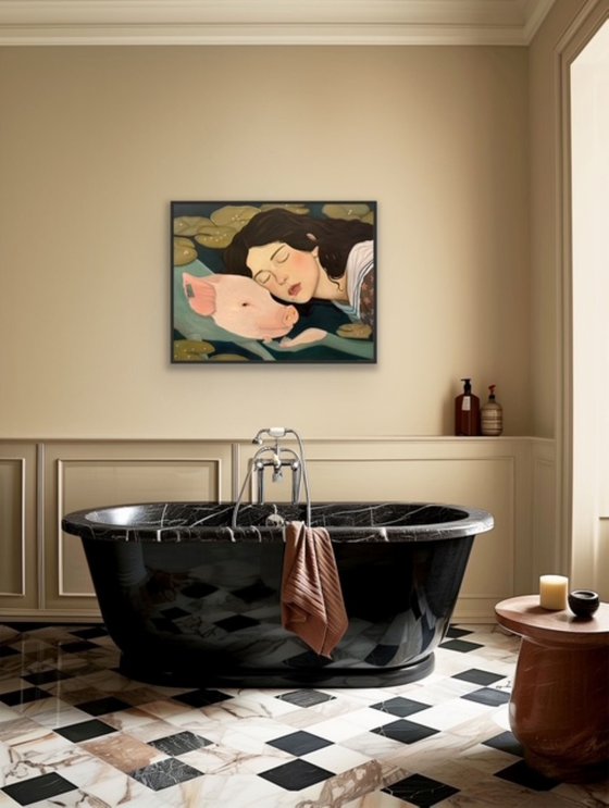 "Depends on the beads, depends on the pig"