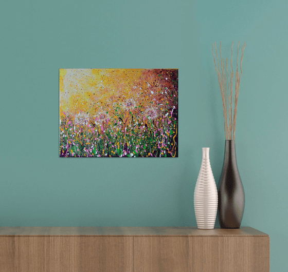 Abstract Windflowers - Home Decor