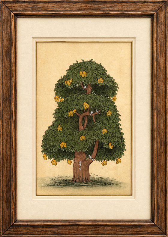 Royal Mango Tree | Original Miniature Art