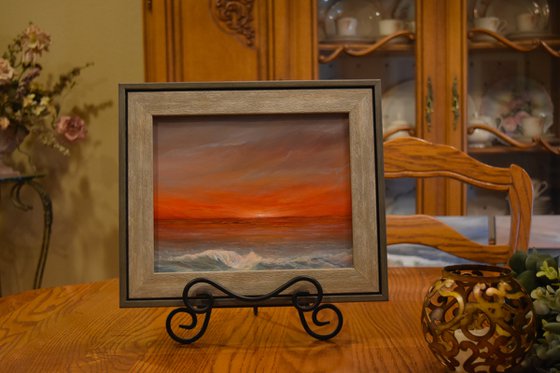 Tangerine Skies Seascape