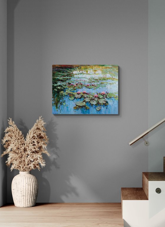 Pink Water Lilies