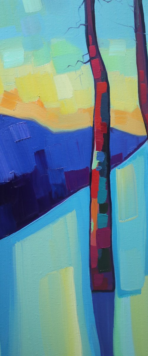 Evening trees by Tigran Avetyan