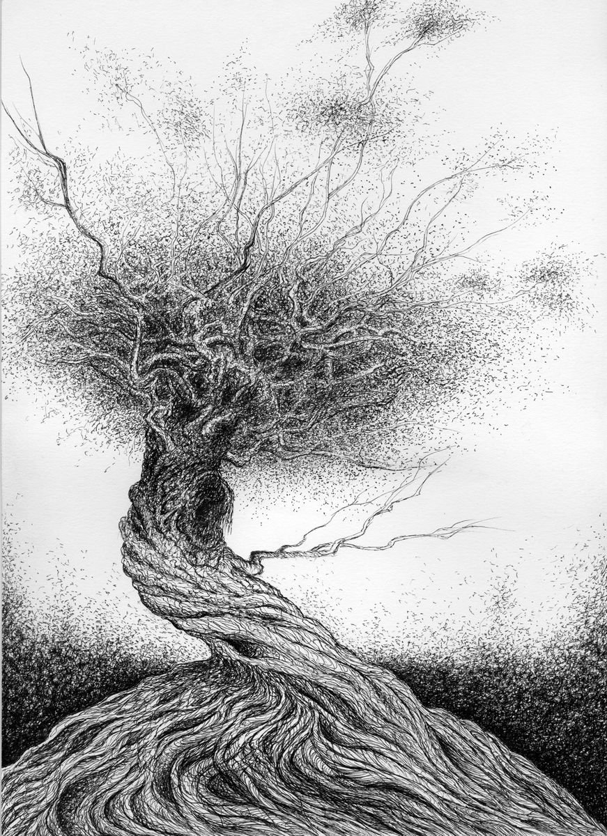 A series of Mystic Trees 04 by Julia Krastina