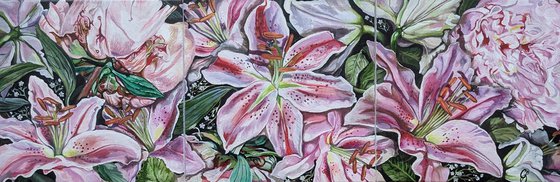 Pink lilies