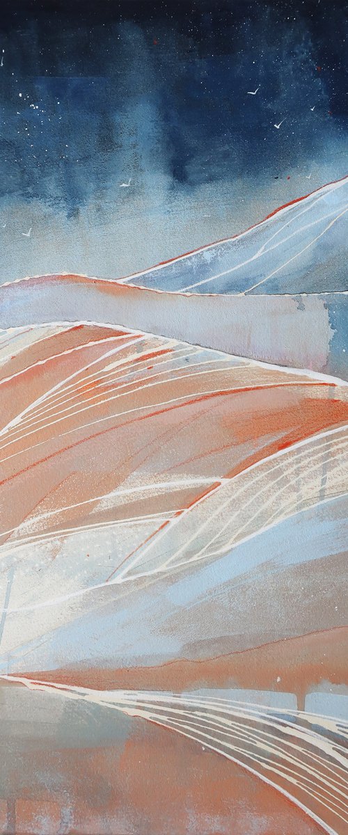 Abstract landscape by Alla Vlaskina