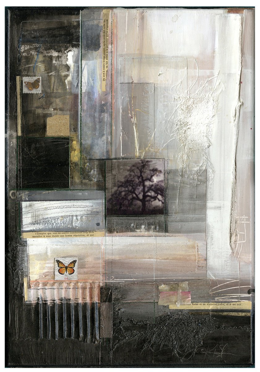 Abstract Painting By Kathy Morton Stanion, 14 X 20", Wondering, Original Artwork