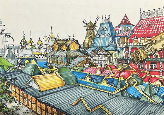 Old city. Izmailovsky Kremlin