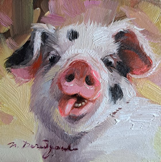 Pig portrait