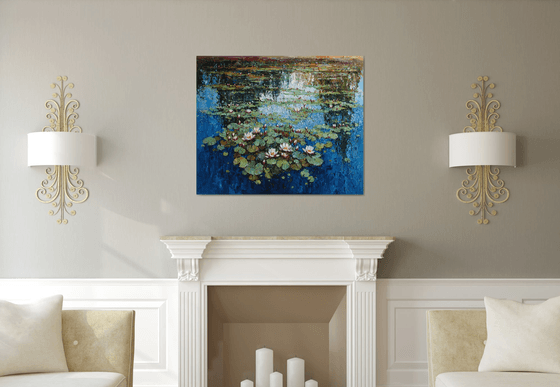 White Water Lilies Pond