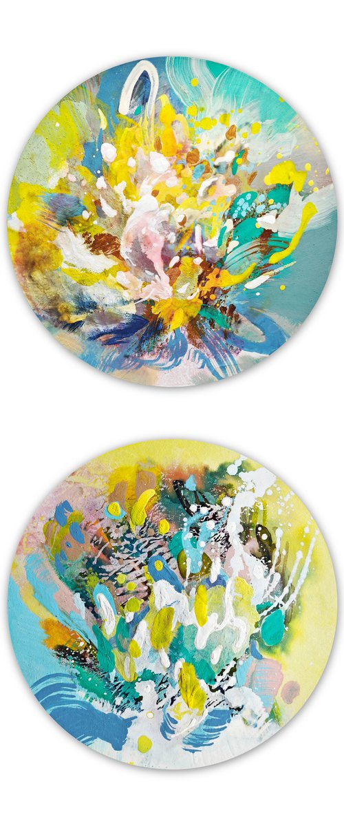 Echos du printemps N°10, N°11 by LIANG Hailun