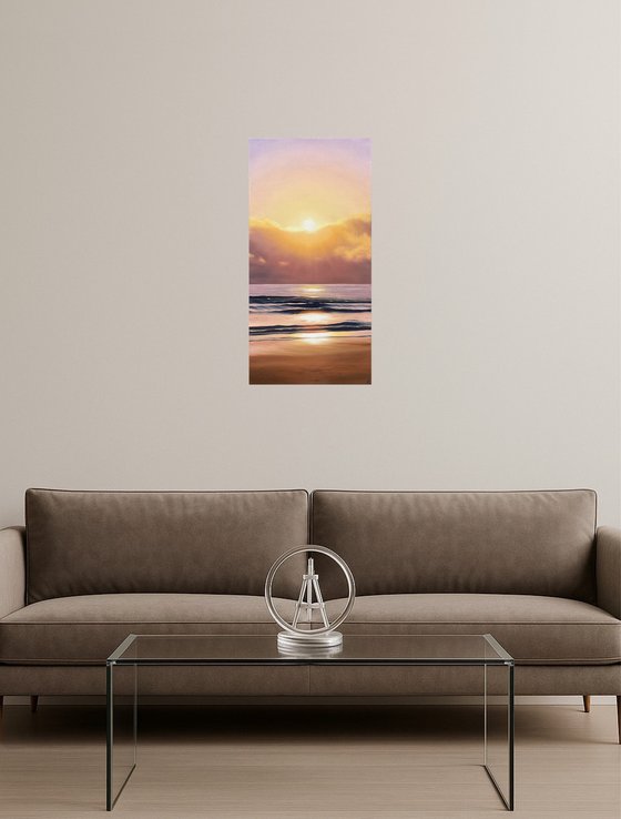 Golden Hour Glow. Seascape